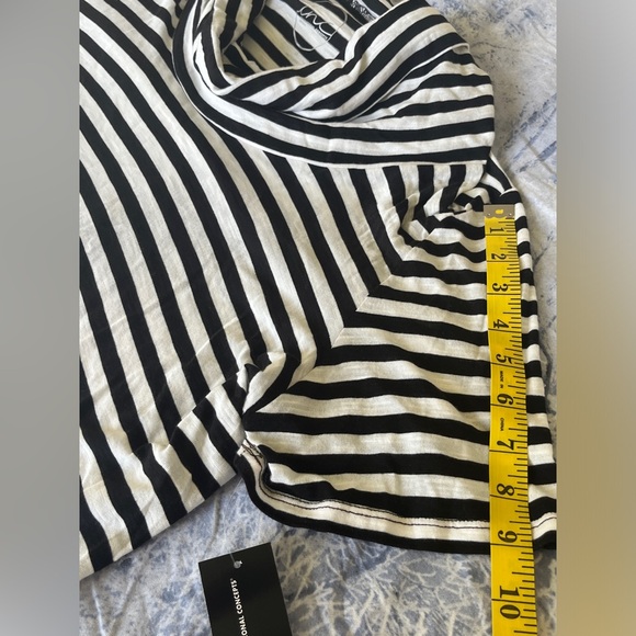 NWT I.N.C. International Concepts Cowl Neck striped top size 1X - Picture 14 of 14